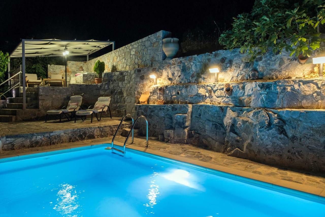 Stone Built Villa Galatia, Poolside & Perfect View Karész Kültér fotó
